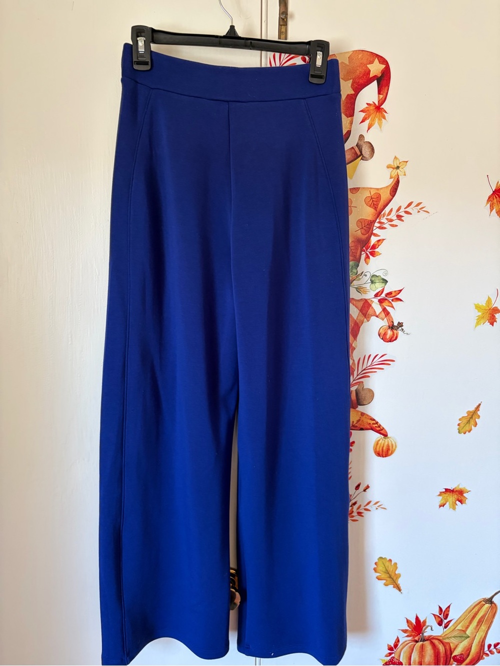SPANX Air Essentials Wide Leg Track Pant in MIDNIGHT IRIS !